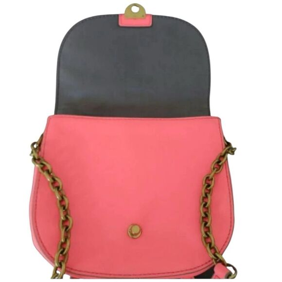 Fossil Pink Leather Crossbody Bag - Picture 3 of 10